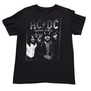 AC/DC Highway to Hell Graphic Band T-Shirt Black Men’s Medium Rock Tee